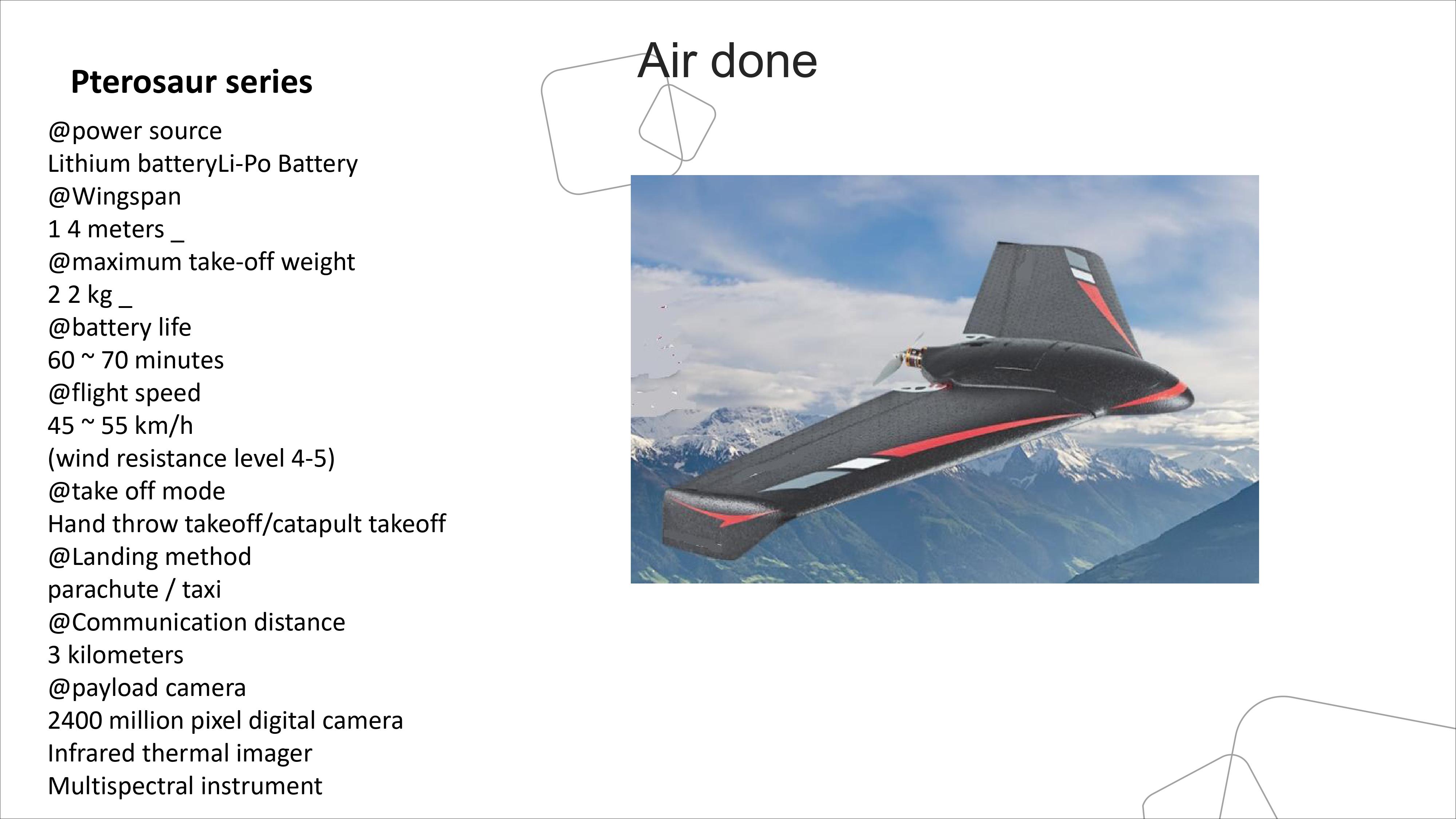 Air done-Sky Arrow Fixed Wing Series-Sky Arrow