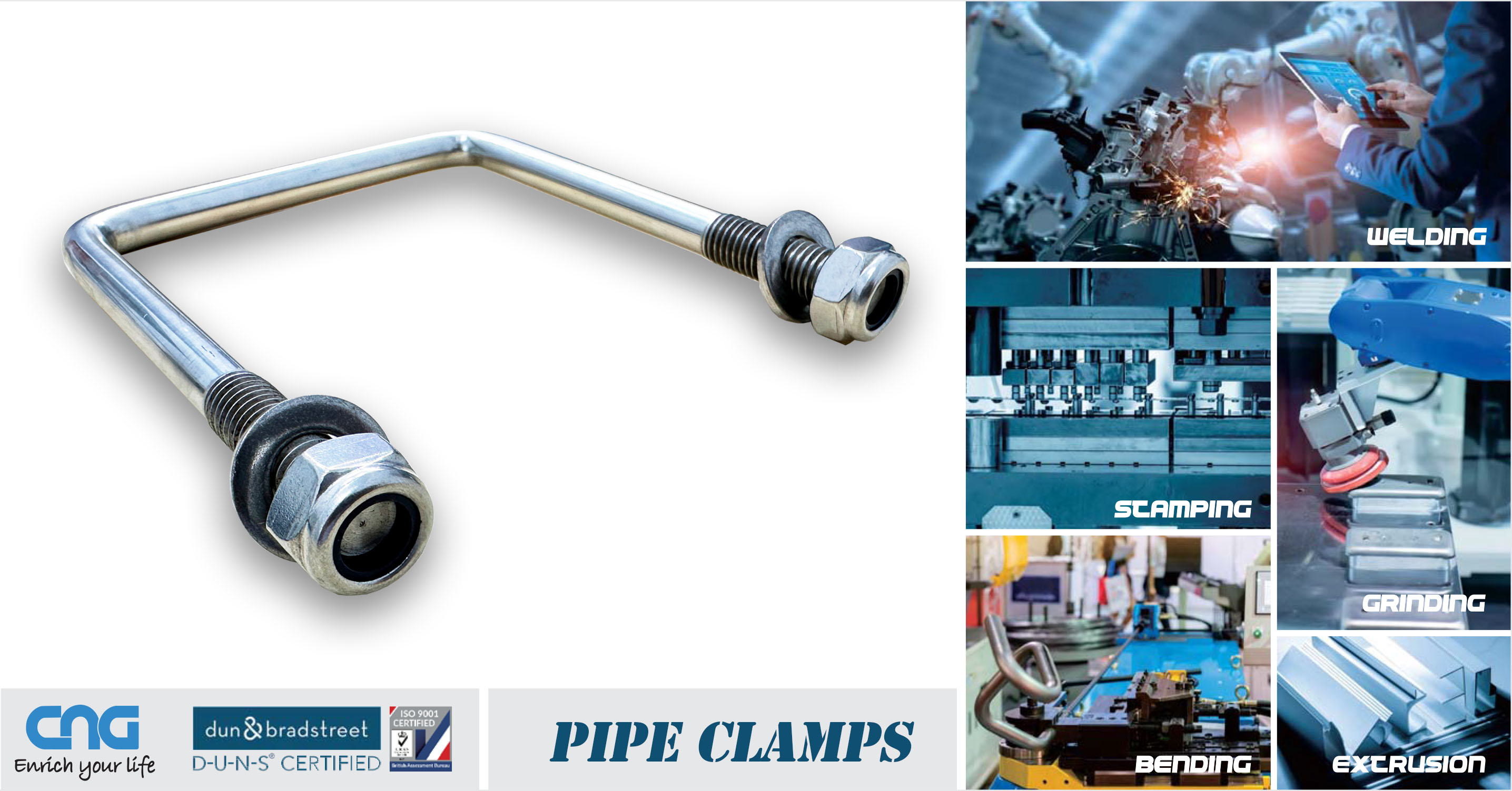 M12 - Pipe Clamps, Ubolt