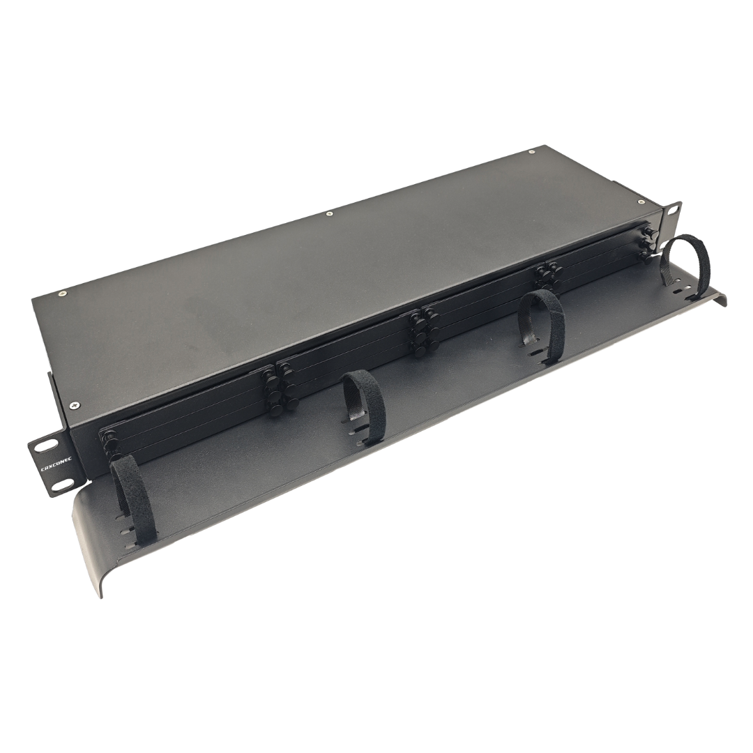 1U 19" Rack Chassis For 12 ABS Box PLC Splitters