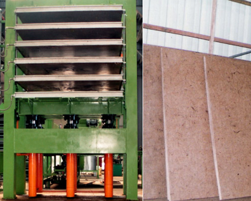  Building material laminate machine