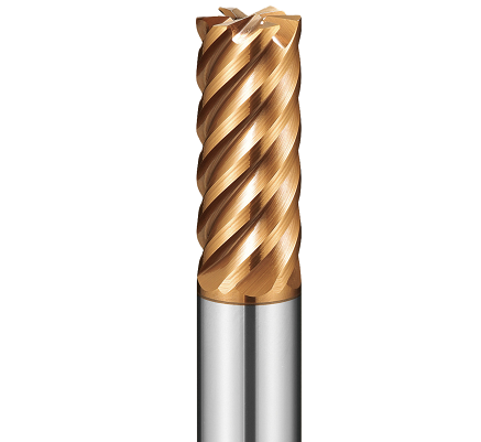 HGT Solid Carbide Square End Mill - 6 Flute - V70E Diameter 6.0mm~16.0mm 