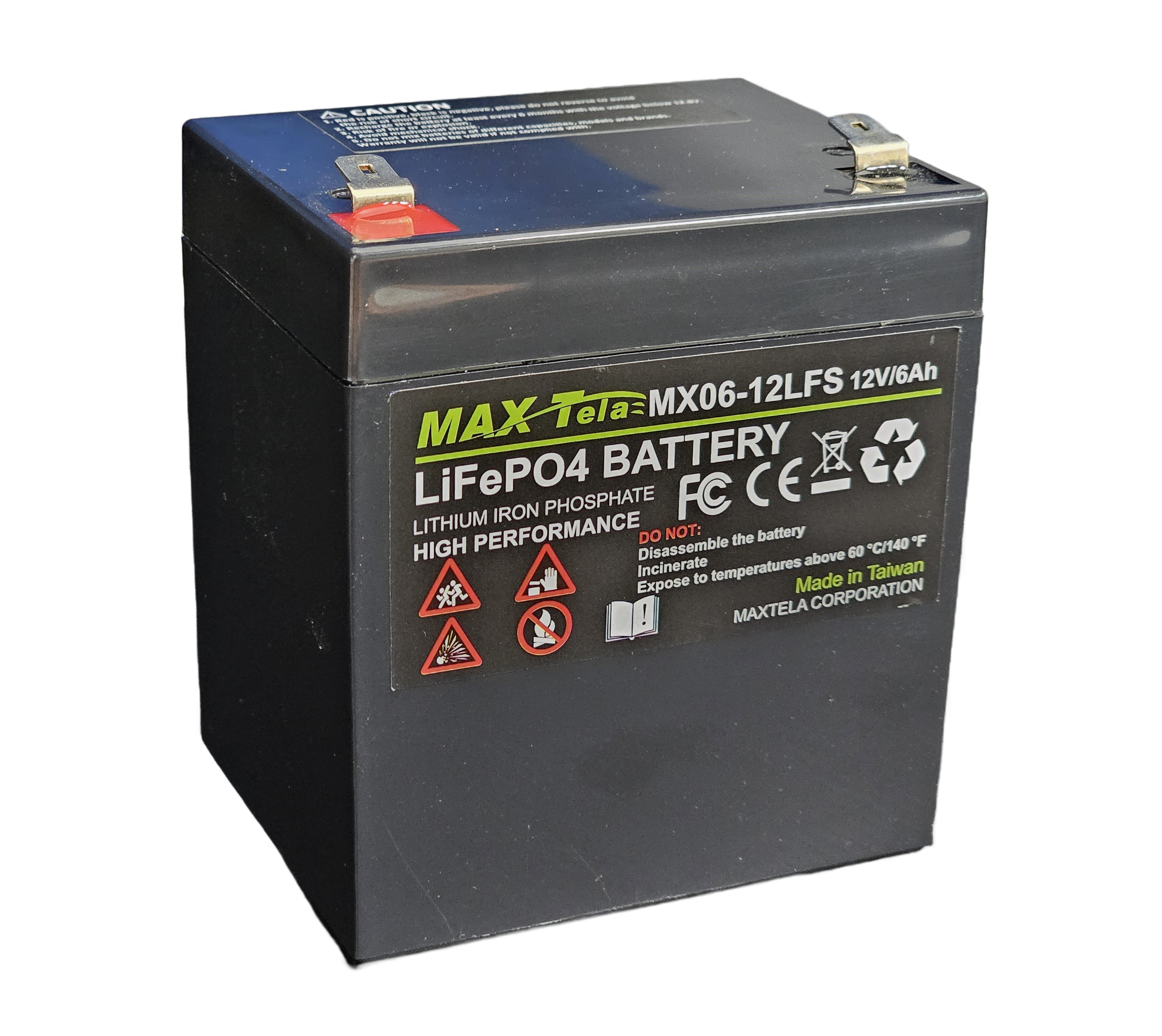 EFFICIENT LITHIUM BATTERY,12V6Ah LiFePO4 Battery