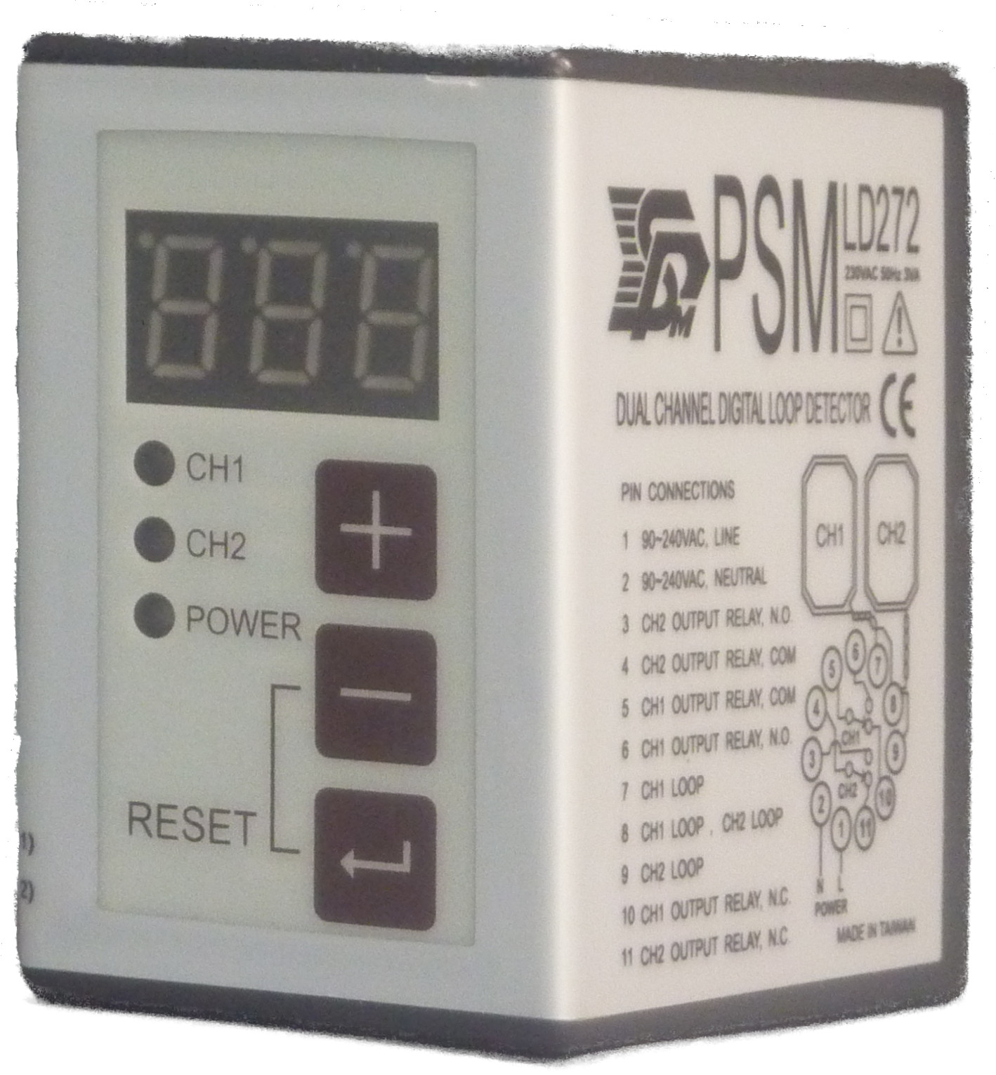 Dual Channel Loop Vehicle Detector with LED channel - LD270 series