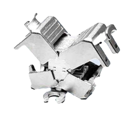 T coupler with Strain relief arm + mounting hook