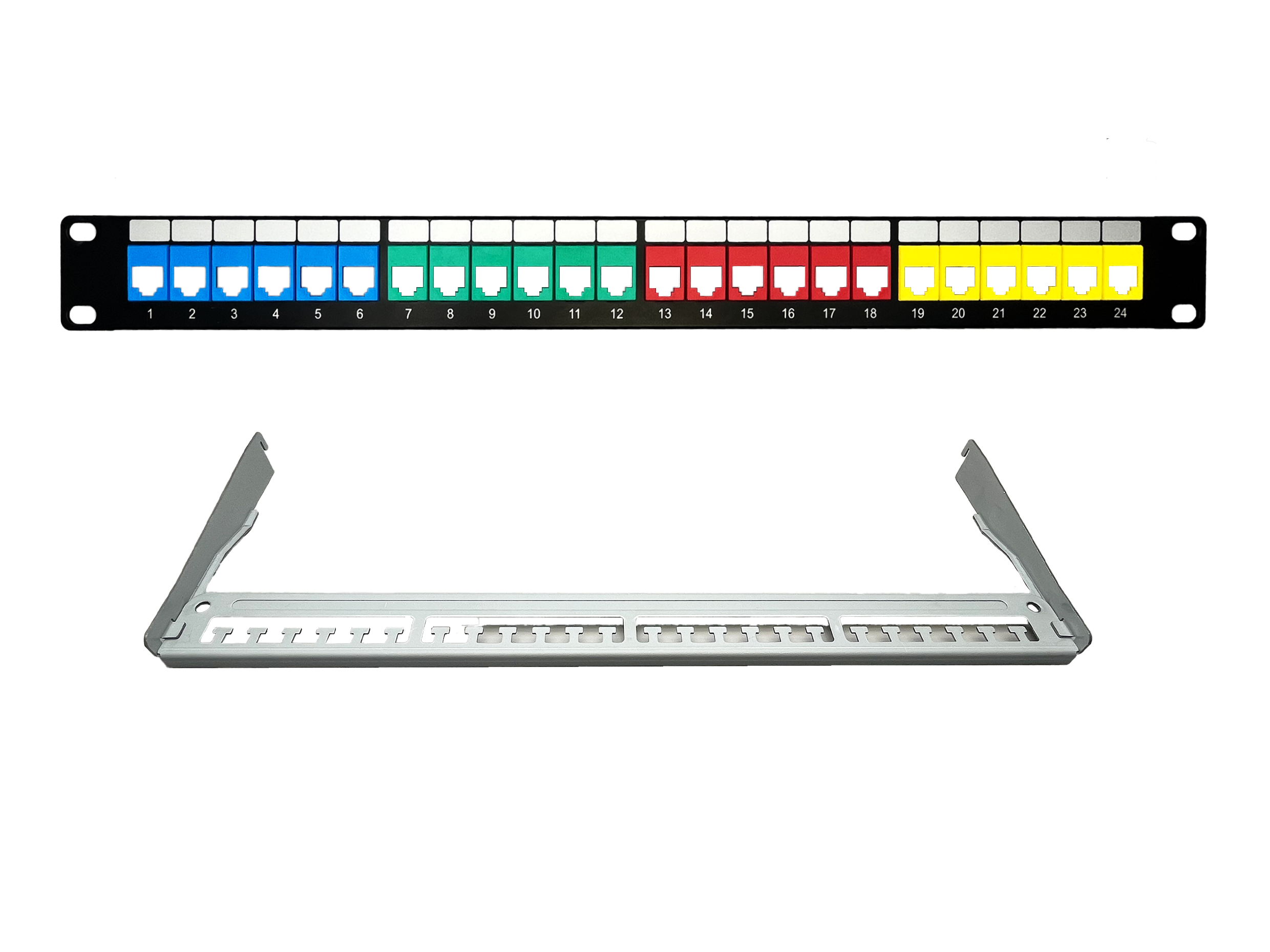 Color-Coded Patch Panel